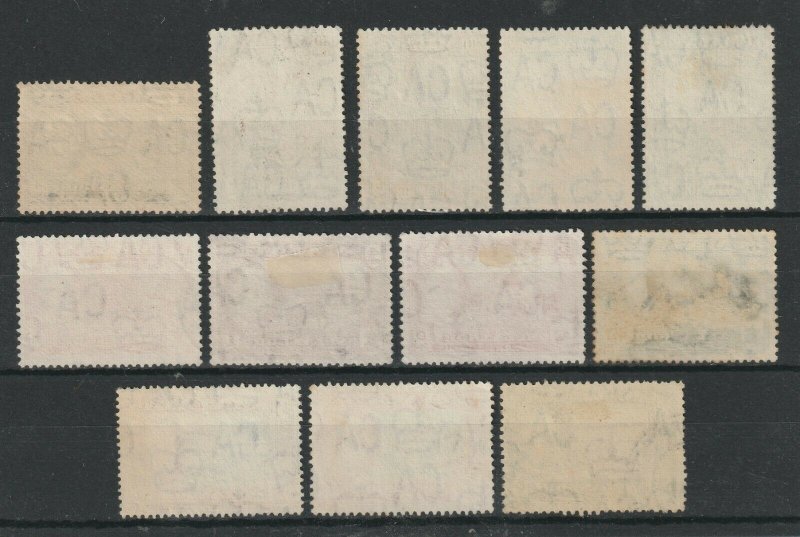 Malaya Selangor Definitive 1957-61 1c-$5 12V SG116-127 M2248