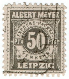 (I.B-CK) Germany Local Post : Leipzig 50pf (Albert Meyer)