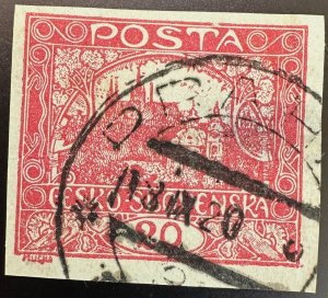 Czechoslovakia 1919-20 Sc.45a Imperf used
