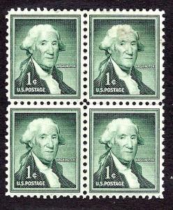 1031 Mint,OG,NH... Block of 4... SCV $1.00