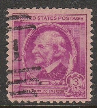 U.S. 861, FAMOUS AMERICANS ISSUE. USED, F. (739)