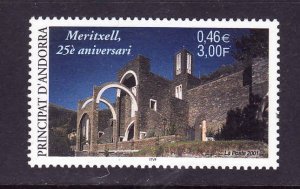 French Andorra-Sc#542-unused NH set-Chapel of the Virgin