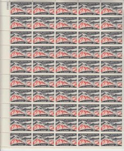 US Stamp - 1958 International Geophysical Year - 50 Stamp Sheet #1107