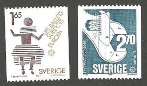 Sweden 1460-1461 MNH SCV:$3.00