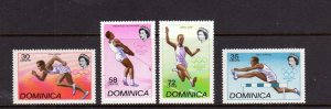 DOMINICA #341-344 1972 20TH OLYMPIC GAMES MINT VF NH O.G