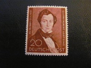 GERMANY BERLIN 1950 MNH SC# 9N69 LORTZING SET  $45