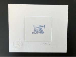 Monaco 2008 YT 2639 Artist's Proof Fight Against Poverty Mörck Blue-