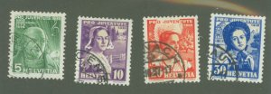 Switzerland #B81-84  Single (Complete Set)