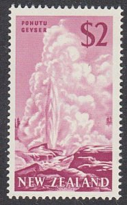 NEW ZEALAND 1967 $2 Pink geyser MNH........................................29930