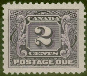 Canadá 1906 2c violeta opaco SGD3 Fino MTD Menta 