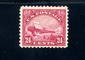 USAstamps Unused VF US 1923 Airmail Plane Scott C6 OG MLH