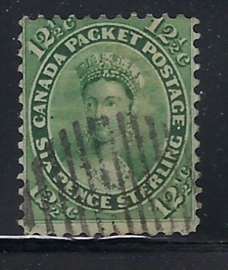 Canada 18 Used 1859 issue (fe4594)