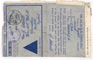 LL120 1945 Norfolk England HMS Forces Cover {samwells-covers}