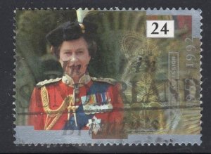 Great Britain  #1439 used  1992 40th anniversary.Trooping of the colour