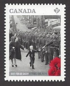 Canada #2795i MNH die cut single, wait for me daddy, issued 2014