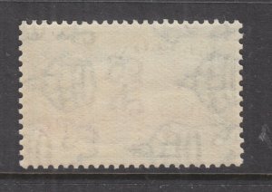 CEYLON, 1938 KGVI watermark sideways, 30c. Carmine & Green, lhm. 