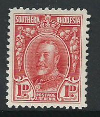 Southern Rhodesia SG 16a  FU perf 11 ½