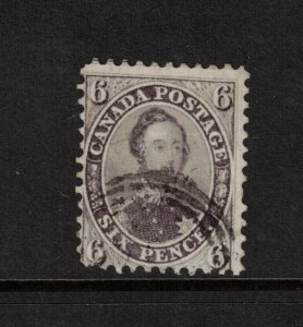 Canada #13 Used Fine Expertly Repaired Tear At Lower Left **With Certificate**