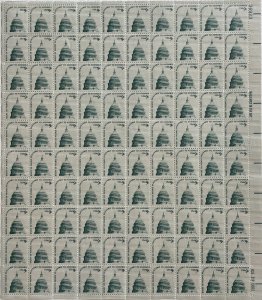 1591 RIGHT TO PEACEABLY ASSEMBLE (Shiny Gum) Sheet of 100 US 9¢ Stamps MNH 1977