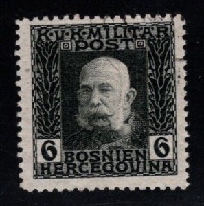 Bosnia & Herzegovina Scott 69 Used Franz Josef  stamp from 1912-1914 set