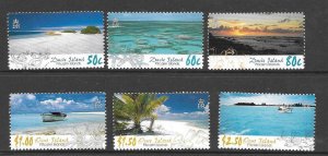 PITCAIRN ISLANDS SG680/5 2005 SCENIC VIEWS MNH