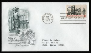 #1476 8c Pamphleteer, Artmaster FDC **ANY 5=FREE SHIPPING**