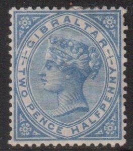 Gibraltar Scott 14 - SG11, 1886 Victoria 2.1/2d MH*