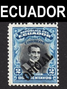 Ecuador Scott O157 F+ mint OG LH.  FREE...