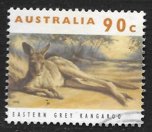 Australia #1284 90c Threatened Species - Eastern Grey Kangaroo