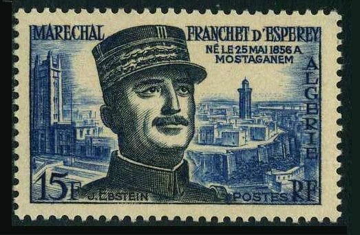 Algeria 272,MNH.Michel 354. Marshal Franchet D'Esperey,1956.