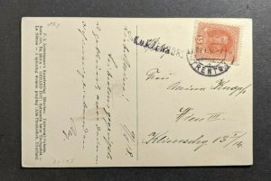 1918 KUK Austria Fieldpost Gerard Dou Picture Postcard Cover Trento to Vienna