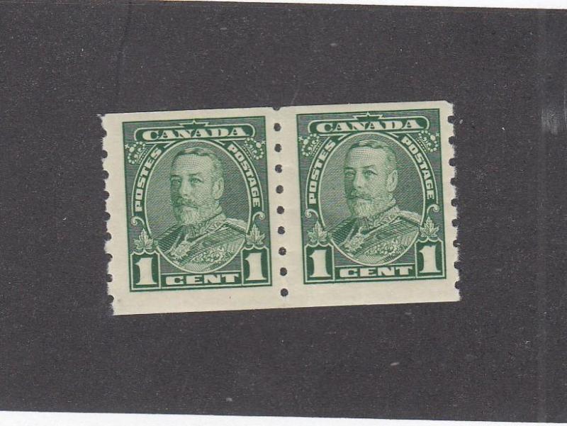 CANADA UNITRADE LOT# 228 VF-MNH PAIR KGV COILS CAT VALUE $60