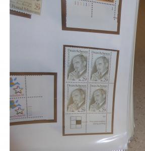 plate block collection  1990-2000