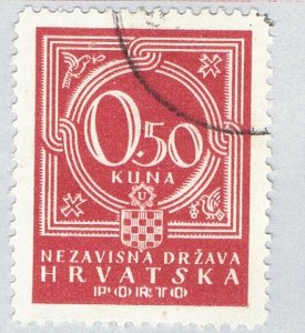 Croatia J6 Used Number in Medal 1941 (BP86022)
