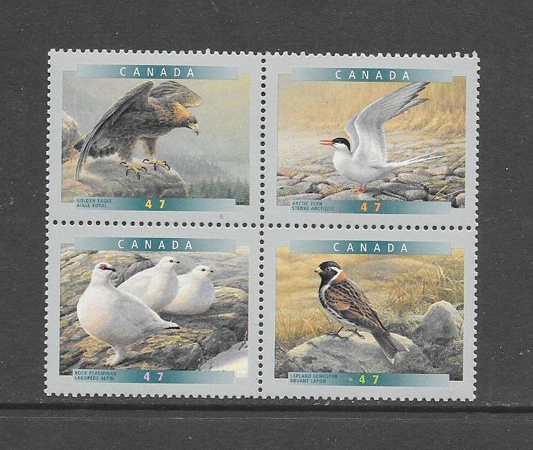 BIRDS CANADA #1889a MNH (BLOCK 1)