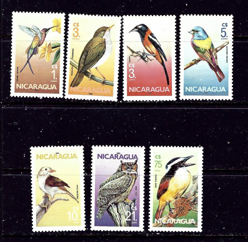 Nicaragua 1500-06 MNH 1986 Birds