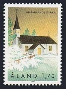 Finland-Aland 39,MNH.Michel 43. St Andrews Church,Lumparland,1990.