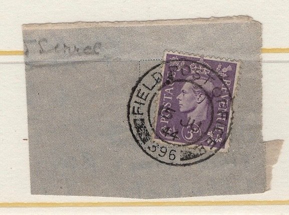 Great Britain Field Post Office 396 posted 15 July 1944 on piece