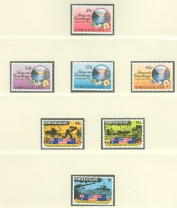 Norfolk Island #510-516 Mint (NH) Single (Complete Set) (Flowers) (Military)