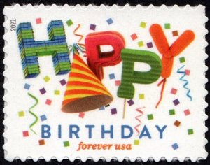 SC#5635 (58¢) Happy Birthday Single (2021) SA