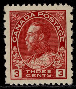 CANADA GV SG263, 3c carmine, NH MINT. 