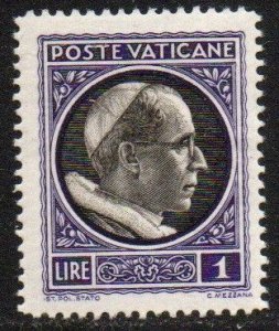 Vatican City Sc #73 Mint Hinged