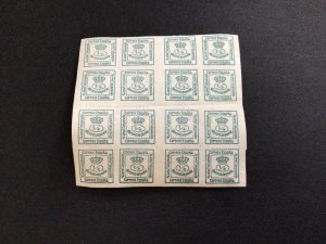 Spain Colonies vintage mounted mint newspaper block  stamps Ref 630956