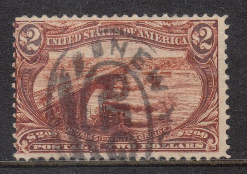 USA #293 Used With NY Registry Cancel