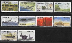 Grenada 1990 World War II Sc 1830-1839 MNH A2242