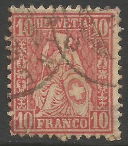 SWITZERLAND 62 VFU Z2528-2