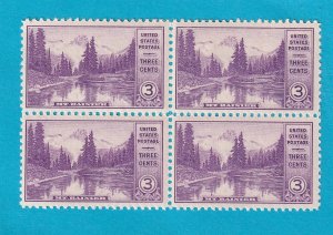 US 742 MNH OG BLOCK OF FOUR