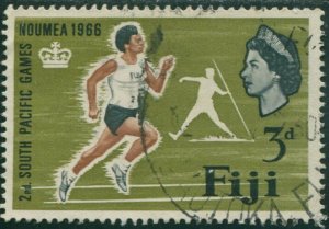 Fiji 1966 SG356 3d South Pacific Games Noumea QEII FU