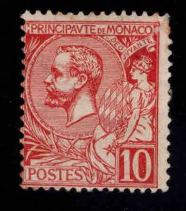 MONACO Scott 16 Prince Albert I MH* stamp 1901