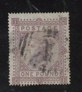 Great Britain #75 Used Fine - Couple Of Thins With One That Breaks Paper